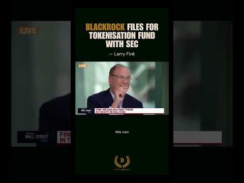 BlackRock Files for Tokenisation Fund With SEC