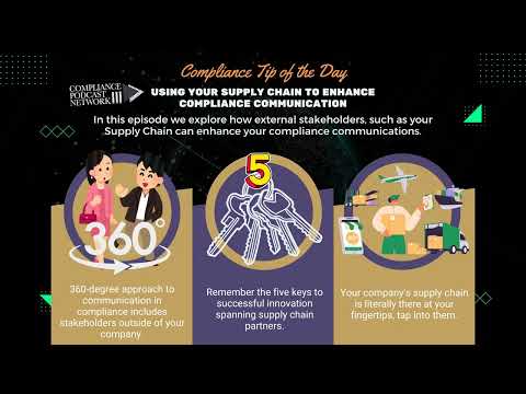 Compliance Tip of the Day: Using Your Supply Chain to Enhance Compliance Communication