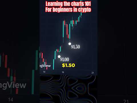 Crypto 101 beginners how to read price charts correctly #crypto #altcoins #bitcoin #solana #memecoin