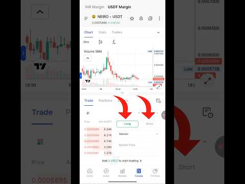 Crypto trading for beginners | coindcx crypto trading kaise kare | Crypto trading long and short