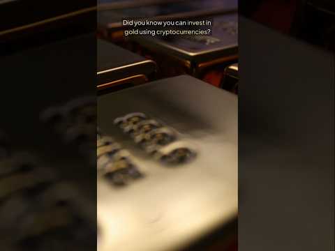 Did you know you can invest in gold using cryptos