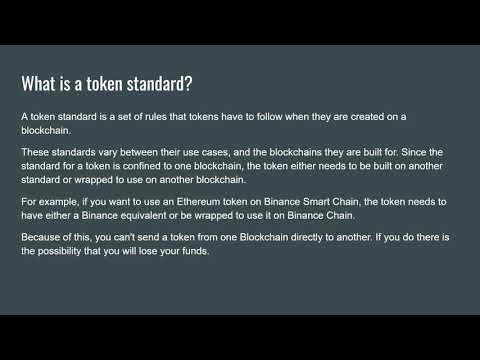 Different token standards