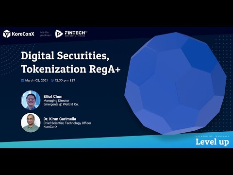 Digital Securities, Tokenization RegA+ KoreSummit Webinar 02 March 2021