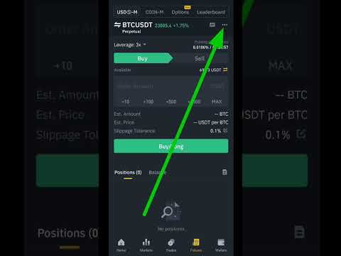 how to switch from binance beginners futures tab to advanced #binance #signal #trading #crypto