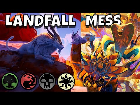 LANDFALL CONTROL! | MTG Arena | BEST TOKEN DECK STANDARD
