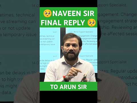 NAVEEN SIR FINAL REPLY TO ARUN SIR | CONTROVERSY #rwa #naveensir