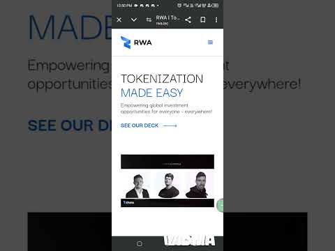 REAL WORLD ASSET (RWA)TOKENIZATIONMADE EASY https://www.rwa.inc/