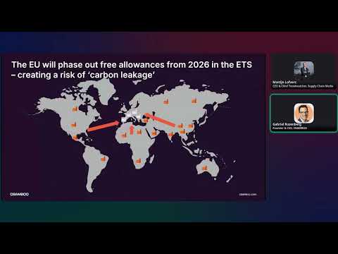 SCM Webinar Wednesday | Managing CBAM Turn Compliance Into a Competitive Advantage | CBAMBOO