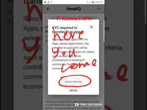 Apply for KYC Pi Network Crypto currency