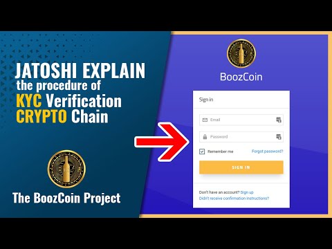 BoozCoin KYC + Crypto Chains