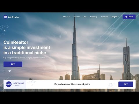 CoinRealtor Asset Tokenization Platform & DCGT – Presentation in English