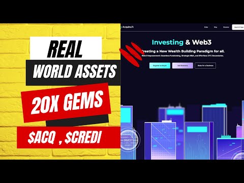 Here are 2024 Bullrun 20x Real World Assets RWA gems tokens