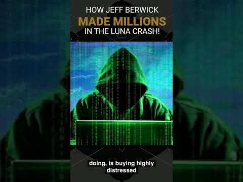 How Jeff Berwick Made Millions In The LUNA Crash #Shorts