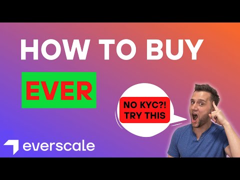 How to buy ever token : No KYC necessary! EverScale blockchain tutorial