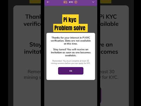 how to pi kyc | pi kyc problem solve#pinetwork | pi network kyc kaise kare #airdrop