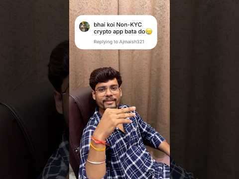 Non-KYC Crypto Exchange | non KYC crypto app in India #crypto