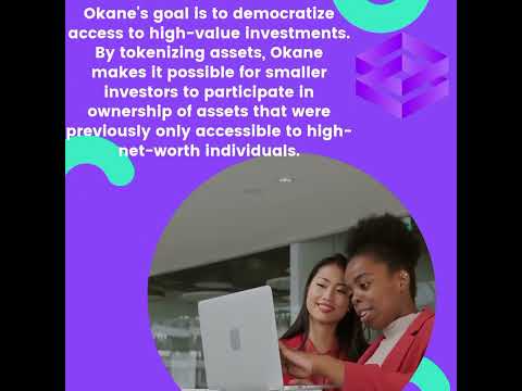 OKANEOkane is a platform that utilizes asset tokenization technology. Website – okaneplatform.io