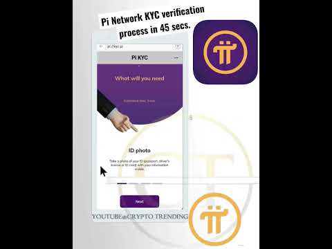 Pi Network KYC verification procedure in 45 secs. l pi coin cryptocurrency l pi launch imminent.