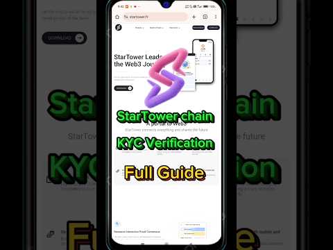 StarTower chain KYC Verification! StarTower chain Airdrop! #startower