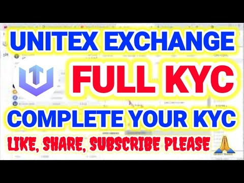Unitex Exchange, Do your KYC Urgently. CRU, WCRU BLOCKCHAIN. 20 September 2021