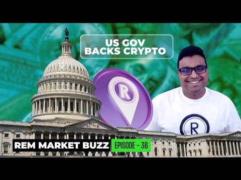 US Gov Enters Crypto | CRO Surges + Why RWA Tokens Like $REM Are Next