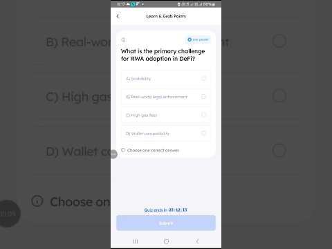 What is the primary challenge for  RWA adoption in DeFi? #quiz #marinaprotocol