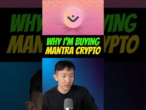 Why I’m buying Mantra Crypto? #crypto #mantra #altcoins